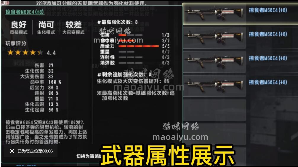 《CSOL》+8掠食者1伤害2命中5后坐属性评测-猫咪网络