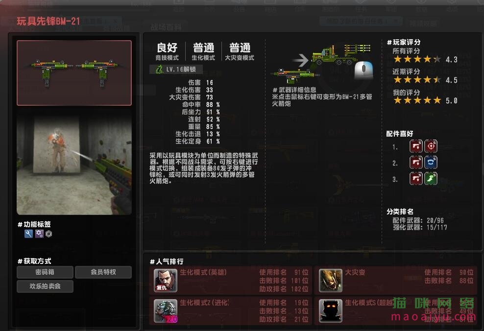 CSOL玩具先锋安装什么配件最好-猫咪网络