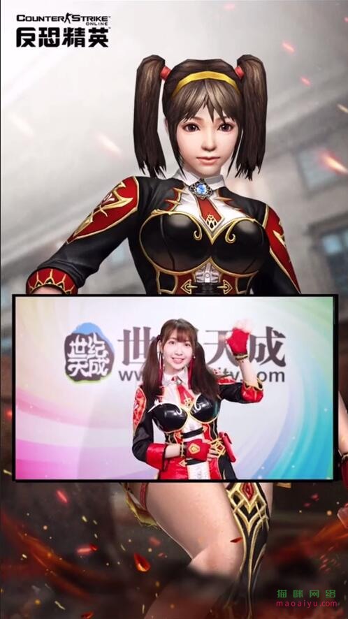 CSOL反恐精英cosplay真人扮演安娜视频-猫咪网络