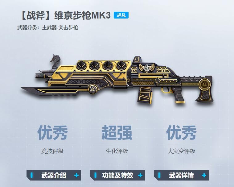 CSOL【战斧】维京步枪MK3武器性能属性介绍-猫咪网络
